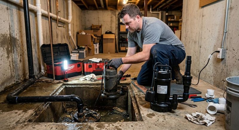 Sump Pump Relocation in Dothan, AL