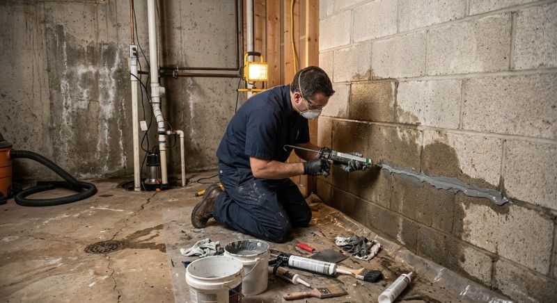 Basement Seepage Repair in Columbus, OH