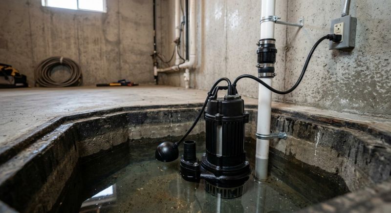 Basement Sump Pump Service in Manchester, NH