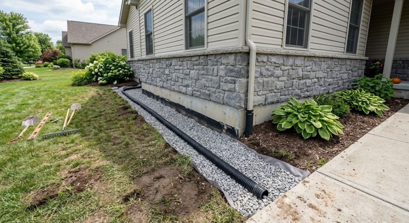 French Drain Installation in Tuscaloosa, AL