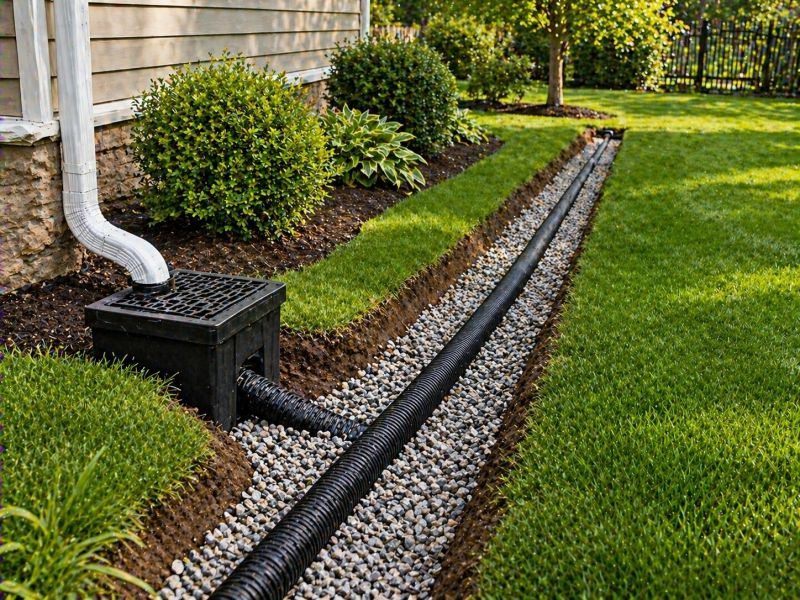 Lawn Drainage in Tuscaloosa, AL